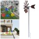 thumbnail image 4 of decorativo de 28 pulgadas para jardín, escultura de viento, de Metal para jardín A Cola Molino de viento al aire libre, 4 of 7