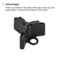thumbnail image 4 of Uxcell Plastic Fishing Hook Bonnets Treble Hook Covers Fit for 1/0, 2/0, Black 50 Pack, 4 of 6