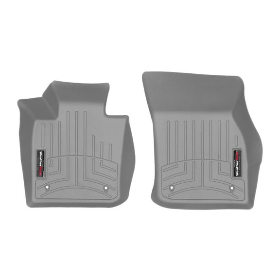 WeatherTech Custom Fit FloorLiners compatible with MINI Hardtop, Convertible - 1st Row (Driver & Passenger), Grey