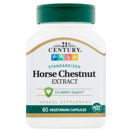 Horse Chestnut Seed - 21st Century Horse Chestnut Seed Extract 600mg Capsules, 60 Ct