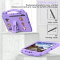 thumbnail image 5 of Dteck Kids Tablet Case for Samsung Galaxy Tab S10 FE Plus 13.1 inch (Model SM-X620/X626),Shockproof EVA Case Handle Stand with Shoulder Strap Cover for Galaxy Tab S10 FE+ 2025,Lightpurple, 5 of 8