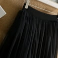 thumbnail image 6 of Women Dress Mesh Skirt Black Tutu Skirts for Women Layered Puffy Fairy Skirt Shiny Skirt, 6 of 6