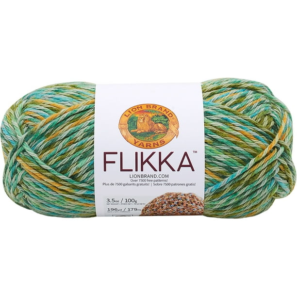 Lion Brand Flikka Yarn-Dill Pickle 