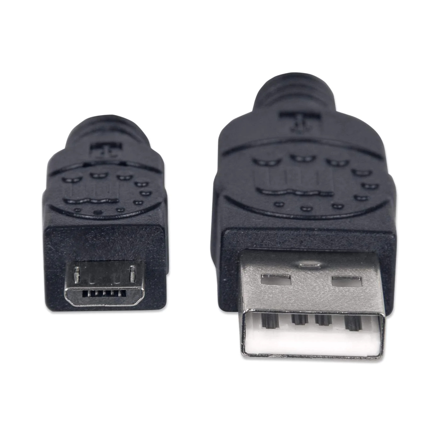 Manhattan Hi-Speed USB Micro-B Device Cable USB 2.0, Type-A Male to Micro-B Male, 480 Mbps, 6 ft., Black - image 3 of 3