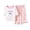 C117-Pink, variant on Pjs for Girls Bamboo Viscose Toddler Girls Kids Pajamas Short Sleeve Summer Cool Snug fit Pjs 2pcs 2-15 Years,3-4 Years