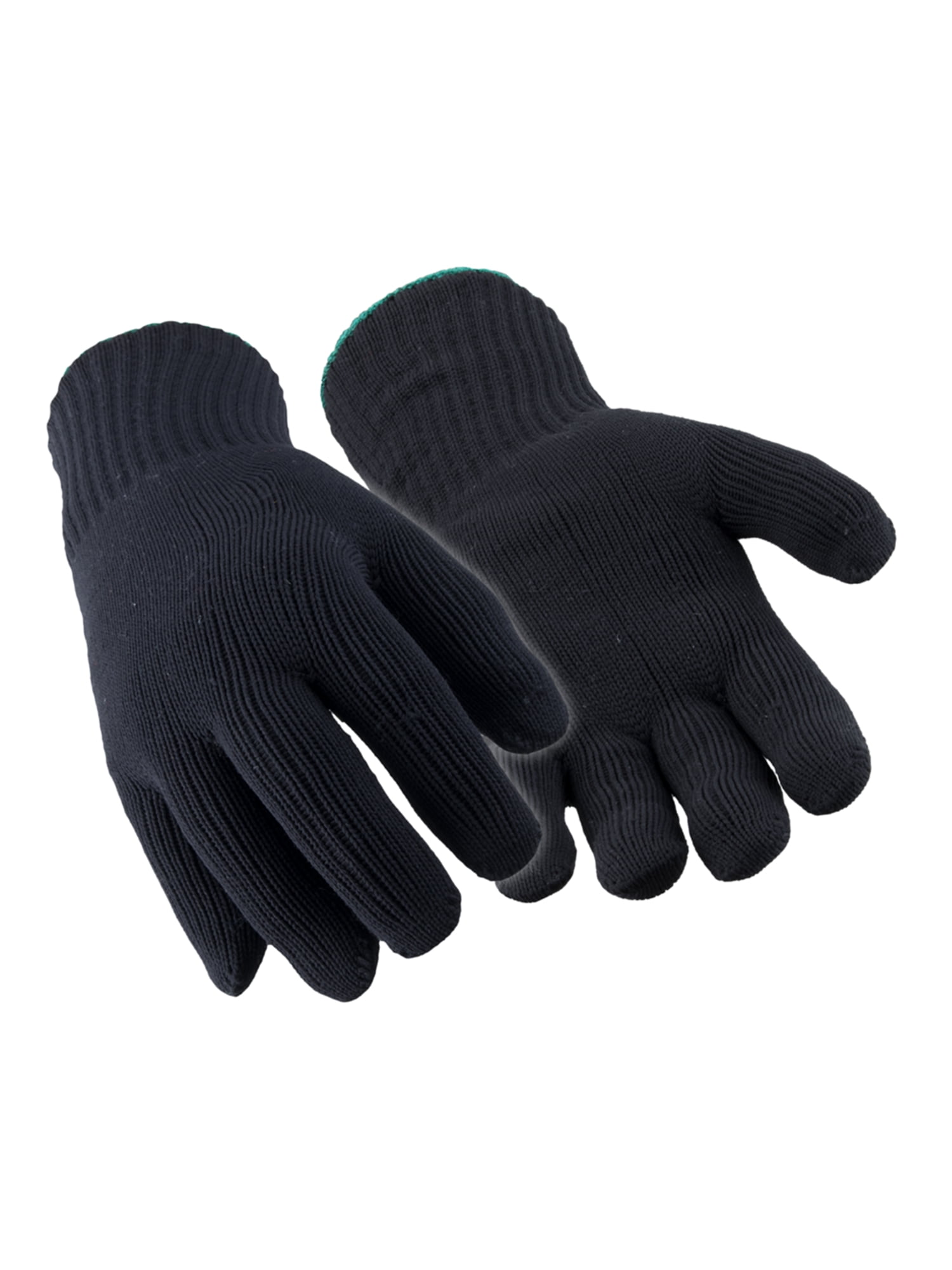 RefrigiWear RefrigiWear Warm DualLayer Black Knit Gloves with Soft