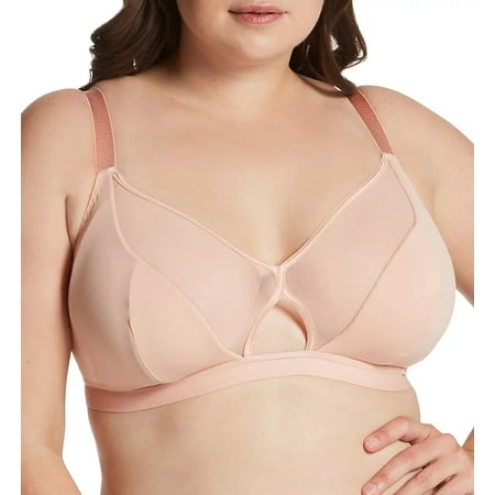 

CURVY KATE Soft Pink Get Up & Chill Wireless Bralette US 30I/J UK 30G/GG NWOT