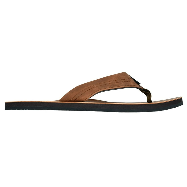 Qwave Mens Flip Flops Comfortable Thong Sandals Lightweight