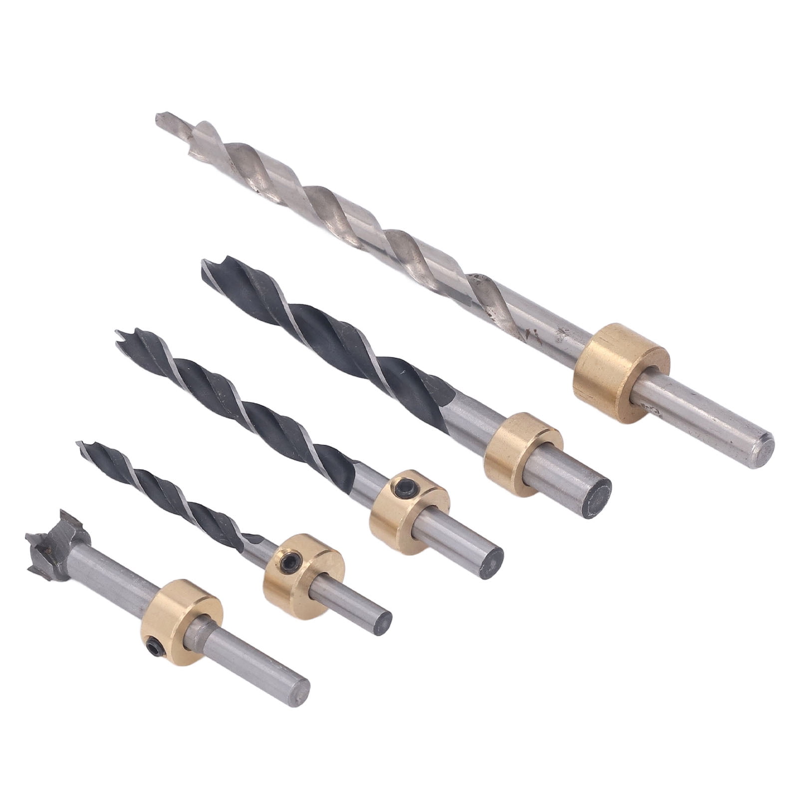Ccdes 5pcs Pocket Hole Drill Bit 3 Knife Points High Speed Steel Woodworking Tool Set Kit Woodworking Drill Bit Step Drill Bit Walmart Com