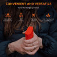 thumbnail image 5 of Panther Vision Rechargeable Hand Warmer - POWERPAW IP67 Rated Waterproof Portable Hand Warmers - Reusable Pocket Heaters with 6 Hrs Battery for Hunting, Snow Sports and Cold Weather, 5 of 8