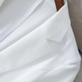 thumbnail image 3 of Siilsaa Jackets for Women Casual Womens Casual Blazers Pockets Long Sleeve Open Front Work Office Jackets Lapel Button Long Blazer Suit for Bussiness White,M, 3 of 4