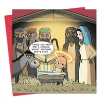 Twizler Funny Christmas Card - Worst Birthday Party - Happy Christmas Card - Xmas Card Men or Women