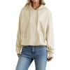 thumbnail image 6 of Taqqpue Women Hoodies Fall Solid Color Crew Neck Drawstring Hooded Pullover Tops Casual Loose Oversized Y2k Long Sleeve Sweatshirts with Pockets for Women, 6 of 6