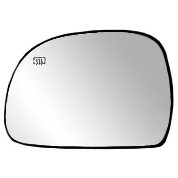 33054 - Fit System Driver Side Heated Mirror Glass w/ backing plate, Chevy Blazer, GMC Jimmy, Olds Bravada 95-98, S10 Pick-Up 94-98, Envoy, Sonoma Mid Size 98, Pick-Up 94-97, Isuzu Hombre 96-97