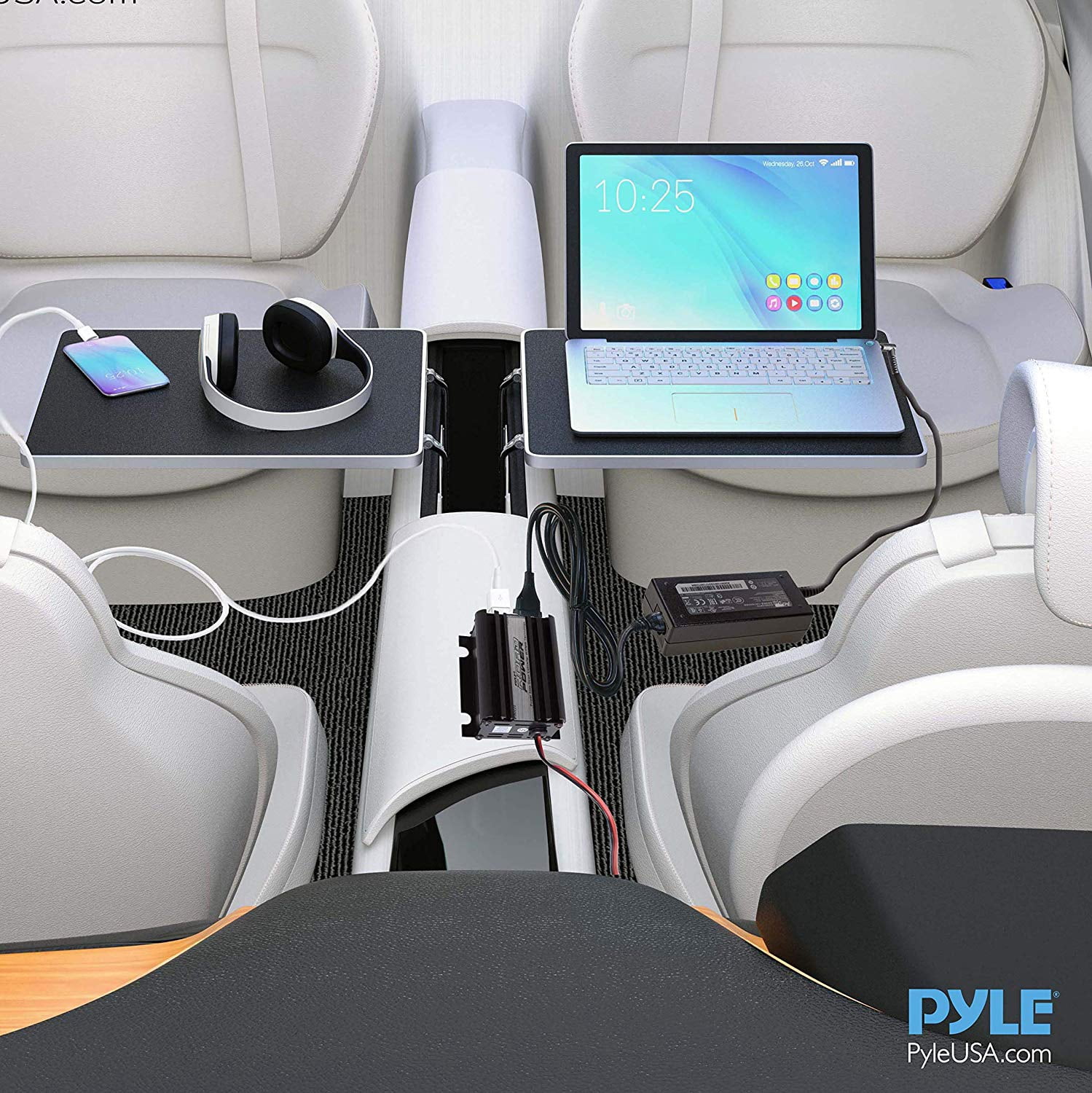 PYLE PINV22 - 200 Watt Power Inverter with USB Charging