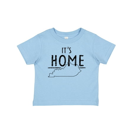 

Inktastic It s Home- State of Kentucky Outline Distressed Text Gift Baby Boy or Baby Girl T-Shirt