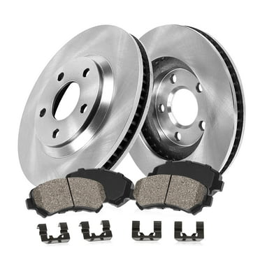 Callahan Brake Parts Brake Kit for Audi A4 2005-2009, Audi A4 Quattro 2005-2009 Front Replacement Brake Rotors with Ceramic Brake Pads EBYK018251