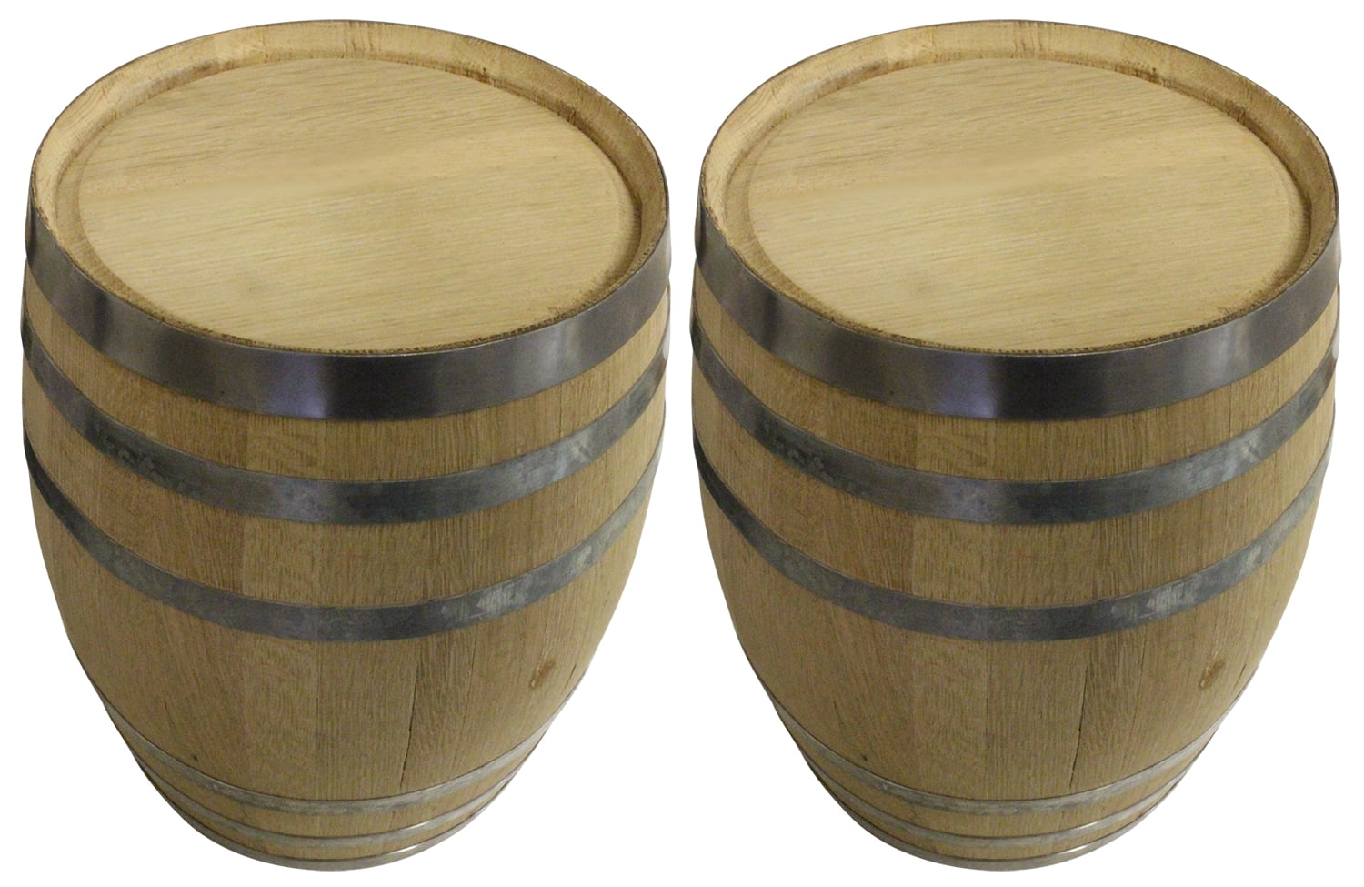 Set Of 2 5 Gallon New White Oak Barrel For Aging Whiskey Bourbon Wine Cider Beer Or As Decor Walmart Com