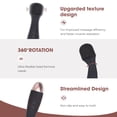 thumbnail image 5 of HEMDRE Rechargeable Handheld Vibrating Personal Massager, 10 Vibrator Modes, IP44 Waterproof Silicone Material, Muscle Relaxation for Back, Shoulder, Legs, Black, 5 of 7