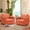 Orange, variant on HOMREST Swivel Accent Chair Sets of 2, 360° Rotation Linen Fabric Armchair Modern Barrel Chairs with Lumbar Pillow for Reception Living Room Bedroom Home and Office,Orange