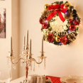 thumbnail image 5 of Pretty Comy Christmas Wreath Christmas Tree Round Bell Decor Handcrafted Elegant Holiday Wreath Wall Xmas Decoration, 5 of 6
