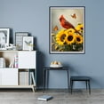 thumbnail image 7 of Diamond Art Kit for Adults, Cardinal Sunflowers Butterflies Diamond Painting for Adults Beginners, 5D DIY Diamond Art Painting Kits, Colorful Diamond Painting Craft for Home Decor 12x16, 7 of 7