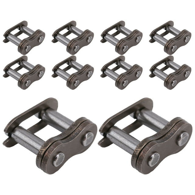 Connecteurs de Chaînes, 10 Pcs Maillon Maître de Chaîne Installation Facile 25H Durable pour Remplacement