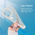 thumbnail image 5 of Kickstand Case for iPhone 11 6.1 inch, 2 Stand Modes Built-in Camera Ring Stand Clear Soft Slim Back Cover with Invisible Stand Anti-Scratch Durable Shockproof Protective Bumper Case - White, 5 of 11