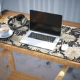 thumbnail image 3 of Long Mouse Pads for Desk,Pioneer Flower Floral Print Pattern Desk Mats on Top Of Desks, Desk Mouse Pad Extra Large with 3mm Non-Slip Base and Stitched Edge for Gaming,Office,Work,Home 35.4"x15.7", 3 of 6