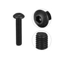 thumbnail image 4 of Uxcell M5x30mm Hex Socket Button Head Cap Bolts Screws Alloy Steel Black 50 Pack, 4 of 5