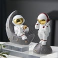 thumbnail image 4 of que reproduce música ornamental hogar dormitorio El 14x7x13cm Sunnimix Figuras de astronauta, 4 of 4