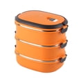 thumbnail image 3 of Bento Box Portable Lunch Box Orange Reusable Insulated For Office ANGGREK Otros, 3 of 7