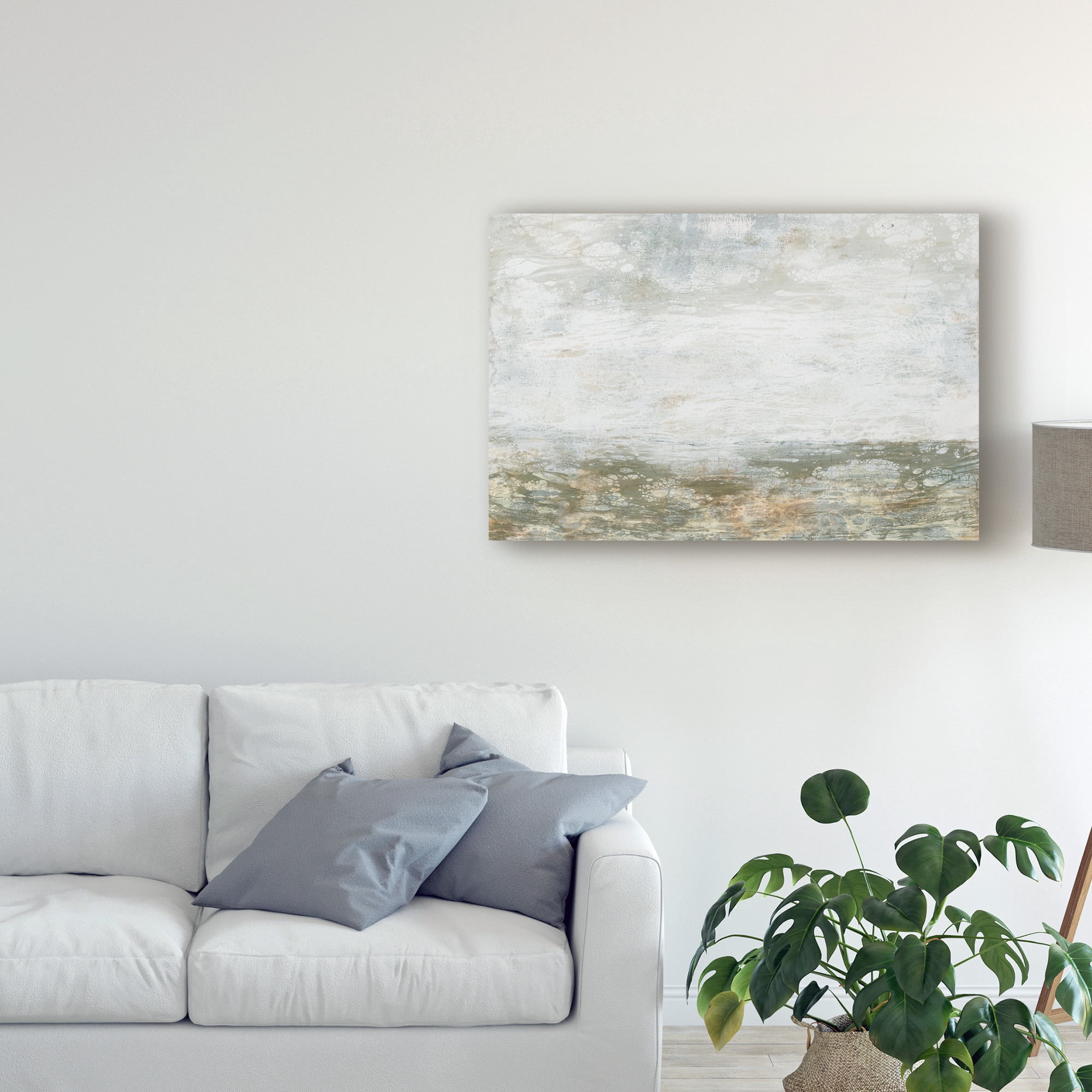 Trademark Fine Art 'Neutral Horizon I' Canvas Art by Jennifer Goldberger
