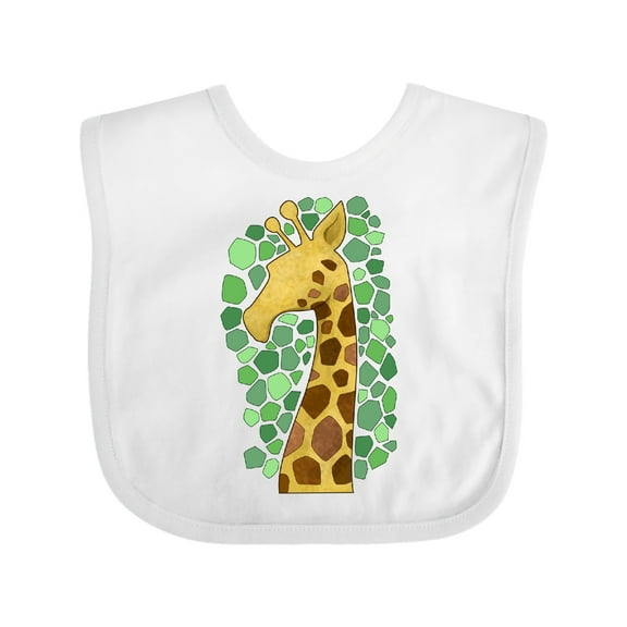 Inktastic Giraffe Silhouette Boys or Girls Baby Bib