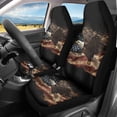 thumbnail image 2 of ZIATUBLE American Flag Car Seat Covers Sets Soft Front Seats Protector 2 Pcs Anti-Slip High Back Saddle Blankets Fit for SUV Sedan Van Automotive Interior Accessories for 4th of July, 2 of 7