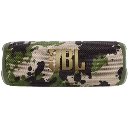 Flip 6 Portable Bluetooth Splashproof Speaker, Powerful Sound and deep bass, IPX7 Waterproof - Squad Green Camo JBLFLIP6SQUADAM