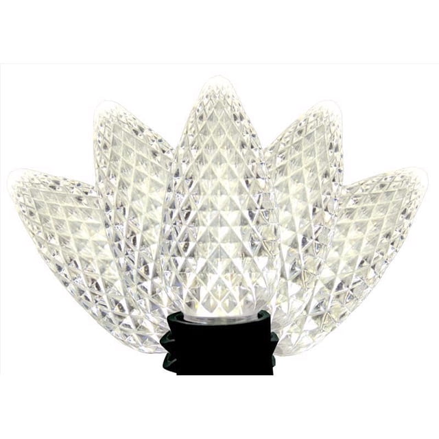 Bombillas LED Celebrations C9 25, color blanco puro, 7,6 m