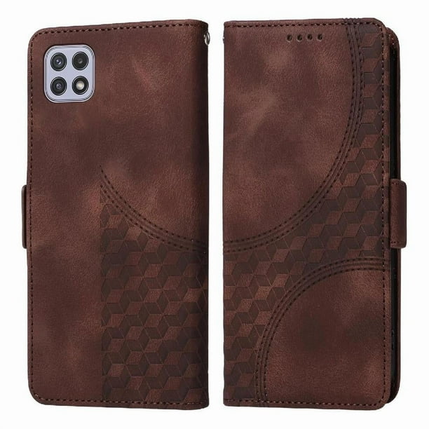 Funda GANGXUN para Samsung Galaxy A22 5G con diseño acolchado elegante, cuero PU, protección total y ajuste preciso