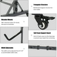 thumbnail image 4 of Bonnlo Freestanding Kayak Storage Rack, Gray, 4 of 8