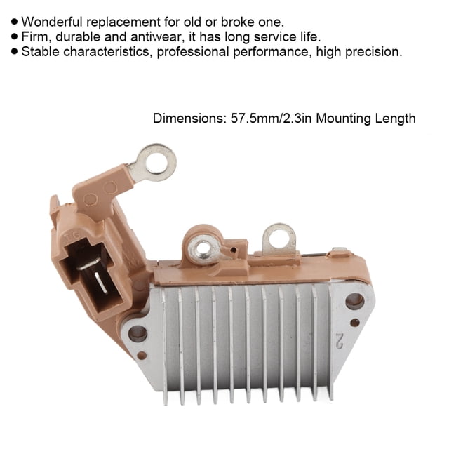 Alternator Alternator Voltage Regulator 2.3in Mounting Length IN254 Accessory Fits for
