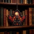 thumbnail image 6 of Halloween Sun Catcher for Window Hanging, 2D Acrylic Bats Irregular Sign Ornament for Room Window Door, Gothic House Warming Gift for Bat Lovers by MPOISVA, 6 of 7