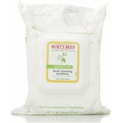Burt's Bees Sensitive Facial Cleansing Towelettes with Cotton Extract 30 ea (Pack of 3)
