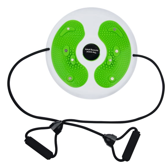 Waist Ab Trimmer, Twist Waist Disc Board with Pulling Rope and Massaging Magnets, Fitness Twisting Disks for Exercise Abdomen Waist Arms Hips and Thighs