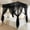 Black, variant on 4 Corners Post Ruffle Princess Bed Canopy Curtain - Double Layer Cozy Drape Netting with 4 Openings - Elegant Mosquito Net for Girls and Adults Bedroom Decoration (White,Full)