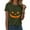 AG, variant on Women's Pumpkin Face T-Shirt Funny Halloween Lantern Shirt for Women Cute Graphic Tees