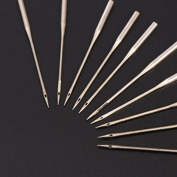 Masteelf Sewing Machine Needles for Knits Home Use Durable Metal Size Flat Shank Fits Most Brands