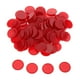 thumbnail image 3 of Paquete de 100 fichas de póquer para juego de bingo, fabricadas en plástico. rojo, 3 of 9
