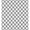thumbnail image 3 of Geometric Duvet Cover Set, Fashion Style Textured Diagonal Scottish Irish Minimalist Design Pattern Print, Decorative 2 Piece Bedding Set with 1 Pillow Shams, Twin Size, Black White, by Ambesonne, 3 of 3