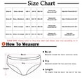 thumbnail image 2 of Bigersell String Bikini Underwear for Women Clearance Cheeky Panties Women High Cut Panty Style P-726 Cotton Boyshort Panties Cotton Thongs Briefs Mid Waist Women's Briefs Multicolor M, 2 of 8