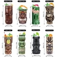 thumbnail image 2 of Juego de 8 vasos tiki de cerámica para cócteles LINALL, 2 of 6